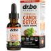 Candida Cleanse Detox for Women & Men - Organic Oregano Oil Drops Caprylic Acid Black Walnut Wormwood Candi Support Supplement Kit - Natural Oral Anti Overgrowth Gut Balance Flora Complex Supplements