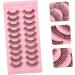 FRCOLOR 10 Pairs Fake eyelashes fluffy eyelash natural false lashes for women Russia natural Miss slim Imitation Accessories make up girl full false lashes false eyelash - Buy Online on GoSupps.com