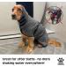 Elite Paws UK Luxury Microfibre Drying Robe for Pets - Super Absorbent Towelling Coat for Quick Drying (M - 40-48cm) - Buy Online on GoSupps.com