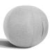 Nanspring Balance Training Exercise Ball Pilates Yoga Sitting Ball Chair for Office Home Stability Fitness Ergonomic Posture Activating Balance Ball Chair with Handle & Cover, Light Gray 25"x25" Light Gray