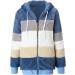 Shop Hanxiulin Women's Fleece Plush Jacket - Fluffy Warm Zippered Hooded & Quilted for Ultimate Comfort - Buy Online on GoSupps.com