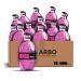 Bomba energy drink pink grapefruit 12 x 250 ml refreshing drink in stylish glass bottle in 12pack + ArBoLiving sticker