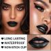 CAHIUYOA Black Matte Lipstick and Lip Liner Set - Long Lasting & Waterproof for Halloween & Cosplay - Buy Online on GoSupps.com