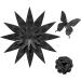 Black Glitter Cardstock Paper - 24 Sheets for Crafts, Birthday Cards, Wedding Invitations - 280gsm, 8.5x11 - Buy Online on GoSupps.com
