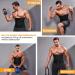 Bafully Men's Abdominal Belt - Sweat Sauna Waist Trimmer & Body Shaper with Velcro - Fitness & Sports Black - Buy Online on GoSupps.com