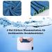 JMQYS Extra Absorbent & Quick-Dry Microfiber Dog Towel | Perfect Bath Towel for Small to Medium Dogs & Cats | 90x50cm Sea Blue - Buy Online on GoSupps.com
