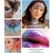 Fluorescent Glitter Set - 6 Iridescent Colors for Face Nails Hair & Body | Chunky Sequin Makeup Effects - Buy Online on GoSupps.com