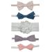 Elly & Emmy Baby Girl Headband Stand Organizer Set - Pink Floral Print, 5pc Hair Accessories for Newborns & All Hair Types - Buy Online on GoSupps.com
