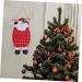 Cabilock Christmas Advent Calendar 2pcs Calendar Christmas Tree Hanging Ornament Christmas Countdown 3d Accessories - Buy Online on GoSupps.com