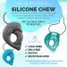Mommy's Touch Ocean Blue Dolphin Silicone Chew - Gender Neutral Teething Necklace for Kids - Oral Sensory Chew Toy for Autistic Chewers - Chew Jewelry for Boys and Girls - Buy Online on GoSupps.com