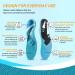 VALSOLE Plantar Fasciitis Insoles | Arch Support Orthotic Insoles for Men and Women | Relief for Flat Feet, Metatarsalgia, Overpronation, Heel Pain | Long-lasting Comfort for Work | UK-13-31cm Blue - Buy Online on GoSupps.com