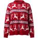 Unisex Ugly Christmas Sweater with Reindeer Pattern - Cozy Long-Arm Knit Hoody for Women & Men - Perfect Winter Holiday Fashion - Buy Online on GoSupps.com