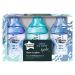 Tommee Tippee Closer to Nature 9oz Baby Bottles, Slow Flow Nipple, Anti-Colic Valve, 3 Count - Pacific Blue - Buy Online on GoSupps.com