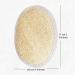 Exfoliating Loofah Pad Body Scrubber - 100% Natural Luffa & Terry Cloth | Spa-Quality Shower Sponge for Men & Women | Cellulite Massage Tool - Buy Online on GoSupps.com