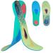 24-Hour Energy Shock Absorption Sports Shoe Insoles 2 Pairs Athletic Running Comfort Insoles for Walking Hiking Standing on Feet All-Day Breathable High Elastic Massage Insoles Relieve Achy Foot S | Men4-8 Women5-9