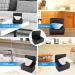 Anruyi Black Wet Towel Box - 2-Piece Children's Cloth & Plastic Toilet Paper Holder - Tissue Storage Solution for Home & Office - Buy Online on GoSupps.com