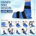 LotFancy Foot Ankle Ice Pack Wrap - Hot Cold Therapy Gel Pack for Achilles Tendonitis & Plantar Fasciitis Relief - Large Reusable with Plush Lining & Strap - Buy Online on GoSupps.com