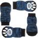 Harfkoko Indoor Anti-Slip Socks for Dogs & Cats | 8 Sizes S to 5XL | Silicone Gel Paw Protection & Traction | Black & Blue - Buy Online on GoSupps.com