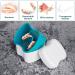 Scotte Denture Case with Brush and Basket - Retainer & Denture Container for Travel - Green - Buy Online on GoSupps.com
