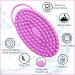 Avilana Exfoliating Silicone Body Scrubber - Easy to Clean, Lathers Well, Long Lasting - Gray - Buy Online on GoSupps.com