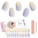 Kalolary Gel Nail Polish Strips Nail Gel Art Sticker Waterproof Full Nail Wraps Decal Sets with Nail File and Stick for Women Girls Nail Art Decor (UV/LED Lamp Required) (C)