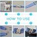 PandaHall 100pcs Stainless Steel Ribbon Ends Clamps for Jewelry Making - 5.5x25x7mm - Buy Online on GoSupps.com