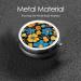 Shop Hippie Pattern Mini Round Pill Box - 3 Compartment Portable Organizer for Travel & Home - Buy Online on GoSupps.com