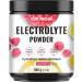 Naturebell Electrolytes Powder No Sugar 500g (76 Servings) | Keto Fast Hydration Formula | 1 000mg Potassium + Trace Minerals & Coconut Water | Raspberry Lemonade Flavor | Carnivore Friendly