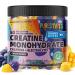 Creatine Monohydrate Gummies (5g) Pre-Workout Energy & Muscle Growth Support for Men & Women | Grape Mango Electrolyte Gummies (135 Count) Grape & Mango