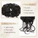 Sofeiyan Messy Bun Hair Piece Curly Wavy Hair Bun Extensions Synthetic Tousled Updo with Tendrils Hairpieces Bun Donut Accessories Scrunchies for Women Black - Buy Online on GoSupps.com