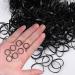 1000 Mini Natural Rubber Bands Small Black Soft Elastic Bands Hair Thick Strong Ties Bands for Kids Women Hair Braids Hair Ponytail Hair Wedding Hairstyle and More (Black) - Buy Online on GoSupps.com