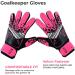 EFAH Sports Soccer Goalkeeper Gloves for Boys | Size 6 | Ages 13-15 | Great Grip & Comfort | Pink - Buy Online on GoSupps.com