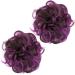 IMISSU 2-Piece Messy Bun Hair Tie Extensions | Wavy Curly Chignon Headband in Brown Rose for Effortless High-Up Hairstyles - Buy Online on GoSupps.com