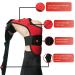 RIMSports Foot & Calf Stretcher Strap - Plantar Fasciitis Relief | Achilles Tendonitis Aid | Hamstring & Leg Stretching Straps for Dancers and Yoga - Red - Buy Online on GoSupps.com