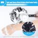 VANZAVANZU Loofah Sponge Set with Long Handle Body Scrubber and Exfoliating Mesh Bath Sponge - Black - Buy Online on GoSupps.com