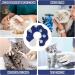 TIESOME Small Cat Cone Collars Adjustable Kitten Recovery Cone Collar After Surgery Fasteners Collars for Small Cats Protective Cat Recovery E-Collar 6.3-9inch Neck Diameter(S Size Constellation) - Buy Online on GoSupps.com