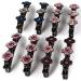 8 Pack Shiny Crystal Stone Braided Hair Clips for Women and Girls - Rhinestone Flower Barrettes with Small Barrettes - Perfect for Thick Hair - Buy Online on GoSupps.com