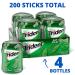 Trident Unwrapped Spearmint Sugar Free Gum  4 Bottles of 50 Pieces (200 Total Pieces) Spearmint 50 Count (Pack of 4) - Buy Online on GoSupps.com