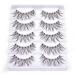 EYEMEI Glam Wispies 5 Pairs False Eyelashes - Natural Reusable 3D Lashes for Professional Women and Girls - Buy Online on GoSupps.com