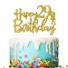 Tenhaisi Gilttery Gold Happy 29th Birthday Cake Topper Cheers to 29 Birthday Party Decoration Birthday Party Decoration