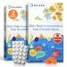 DAIKEN Kids High-Concentration Omega-3 Fish Oil Gummies No Sugar Added Individually Wrapped 300 mg DHA & EPA with Vitamin D3 30 Count Tropical Fruit Flavor Norwegian Sourced (Pack of 2) 30 Count (Pack of 2)