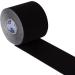 TIGERTAPES Tiger K Tape (5cm x 5m) - Uncut Kinesiology Tape for Muscle Support & Injury Recovery - Water Resistant & Latex Free - Black - Buy Online on GoSupps.com