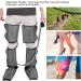 All-Leg Massage Device with Air Compression & Warmth | Muscle Relaxation for Calves Knees & Thighs | EU Plug 100-240V - Buy Online on GoSupps.com