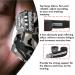 REPTON Elbow Wrap Elbow Sleeves Support for Weightlifting Powerlifting CrossFit and Tendonitis | Adjustable Strap Compression Splint for Left and Right Size Reversible Stabilizer (Black & White) - Buy Online on GoSupps.com