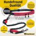 Dog Lover Jogging Line with Belly Belt - Red Running Leash for Medium & Large Dogs up to 70kg | Elastic Damping Reflective Design | Hands-Free for Jogging Walking Cycling & Hiking - Buy Online on GoSupps.com