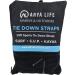 Arya Life 15ft Silicone Buckle Rack Straps - Set of 2 | Surfboard, SUP, Kayak, Snowboard, Canoe Tie Down Straps - Black - Buy Online on GoSupps.com