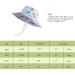 LANGZHEN Baby Girls Sun Protection Hat | Adjustable Toddler Kids Wide Brim Play Hat with Chin Strap | Octopus Design | 1-2 Years - Buy Online on GoSupps.com