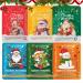 LureLuxe 6 Pcs Christmas Face Mask Moisturizing Daily Care Masks Festive Skin Care Mask Soothing Moisturizing Set for Different Skin Needs