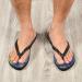 Mnsruu Galaxy Nebula Flip Flops - Stylish Outer Space Cloud Sandals for Men & Women | Home Hotel Spa & Travel Slippers - Buy Online on GoSupps.com