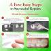 SmileFix Dental Repair Kit - Temporary Teeth Fix for Crowns Caps & Bridges | Sturdy Zinc Oxide & Eugenol Cement | Smile Confidently Anywhere - Buy Online on GoSupps.com